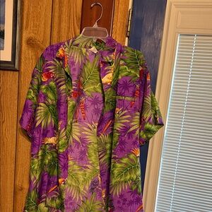 Tropical Purple Hawaiian Shirt